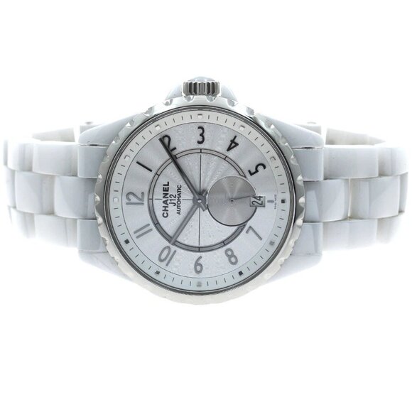 CHANEL J12 H3837 White Ceramic white Dial Automatic Boy's Watch - Picture 1 of 12